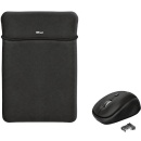 Husa laptop 15.6 cu mouse wireless Trust Yvo, diverse culori