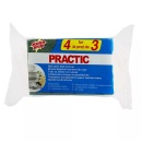 Laveta Practic SCOTCH BRITE din Fibra Abraziva 4 Buc/Set