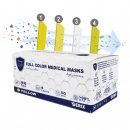 Masti medicale tip IIR 4 straturi Serix galben, 50 buc/cut - Img 2