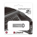 Memorie USB Kingston DataTraveler 64GB, USB 3.2, carcasa metalica - Img 3