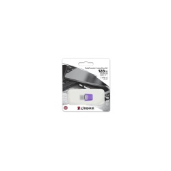 Memorie USB Kingston microDuo 3C 128 GB, USB 3.0, Purpuriu - Img 3