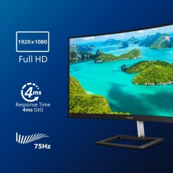 Monitor Consumer Philips 322E1C/00, 31.2", 1920 x 1080 pixeli, Black, 3 ani Garantie - Img 8