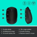 Mouse wireless Logitech M171, 3 butoane, 1000dpi - Img 5