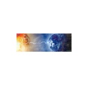 Mousepad Spacer Gaming textil cu cauciuc natural, 900 x 300 x 3 mm, Negru - Img 4