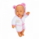 Papusa bebelus, Bebelou, Dollz n More, Timpul pentru baita, 35 cm, roz - Img 3