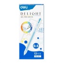 Pix cu gel si mecanism 0.5 mm Deli delight - Albastru - Img 6