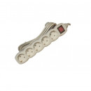 Prelungitor SPIN, 5 prize, 3m, intrerupator, 2500W