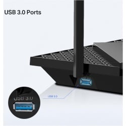 Router wireless TP-LINK Archer AX72 PRO, WIFI 6, Mesh, Dual Band - Img 3