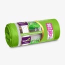 Saci menajeri cu mânere 35L, 30 Buc Luxia Strong- verde