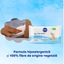 Servetele umede Nivea Baby Pure & Sensitive 63 buc - Img 3