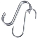 Set 10 carlige macelarie, inox, pentru agatat carnea, 13cm - Img 2