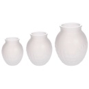 Set 3 vaze decorative din sticla, Pasabahce de 8, 11, 15 cm - Img 2
