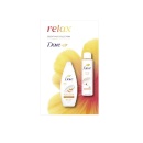 Set cadou Dove Relax Gel de dus Fruity Nourish, 250 ml + Dove anti-perspirant Fruity Fresh, 150 ml - Img 2