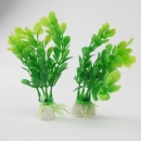 Set Plante Artificiale pentru Acvariu, 10 cm, Verde Intens 2 buc/set