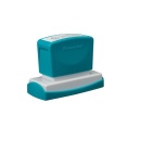 Stampila Xstamper QuiX - Q18, dreptunghiulara, 22 x 69mm - tus albastru