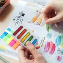 Stick index color 45 x 12 mm, Stickn, sageata - culori neon - Img 2
