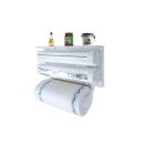 Suport de bucatarie rola hartie, folie aluminiu si stretch