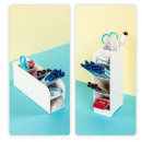 Suport instrumente de scris sau accesorii birou, 5 compartimente DELI 8933 - Img 3