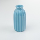 Vaza decor din ceramica forma cilindrica, diverse culori, 12,5 x 6 x 6 cm - Img 3