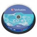 VERBATIM CD-R 700MB, 80min, viteza 52x, 10 buc, spindle