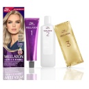 Vopsea de par permanenta Wellaton Blond Cenusiu Ultra Luminos 10/81, 110 ml - Img 2