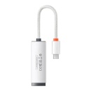 Adaptor de retea, Baseus Lite Series, USB-C la RJ45, 100 Mbps, Alb