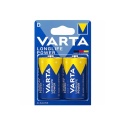 Baterii alcaline R20 Tip D, Longlife Power Varta, 2buc/set