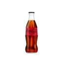 Bautura carbogazoasa sticla Coca-Cola Zero Zahar 330ml