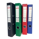 Biblioraft A4, plastifiat, margine metalica, 50 mm, Optima Buget - verde - Img 5