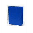 Caiet mecanic 2 inele - D25mm, coperti carton plastifiat PVC, A5, AURORA - albastru