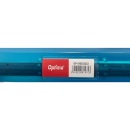 Caiet mecanic 4 inele - D25mm, coperti flexibile PP, Optima Flex - albastru transparent - Img 2