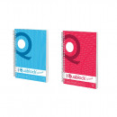 Caiet spira dubla metalica A4 120 file QUABLOC PIGNA mate/dictando