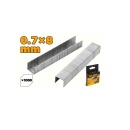 Capse pentru capsator tapiterie 0,7x8 mm, 1000 buc/cutie. Tolsen - Img 2