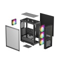 Carcasa Gaming Deepcool Matrexx 55 cu 4 coolere RGB, Middle Tower USB3.0, Sticla securizata, Led Strip - Img 7