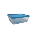 Caserola alimente, dreptughiulara din sticla cu capac, Andia, 1100 ml