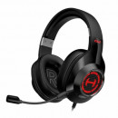 Casti Gaming Edifier G2 II BK, cu fir, 7.1 virtual surround, iluminare microfon pe casca, conectare prin USB 2.0