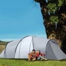 Cort de camping pentru 4-5 persoane, 2 camere, 590 x 245 x 193 cm - Img 5