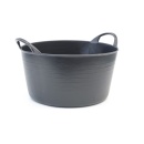 Cos cauciuc flexibil cu manere pentru struguri, fructe, cereale, 26 L