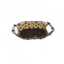 Cos Plastic, Decorativ, Model Ratan Impletit, Oval, 340 x 220 x 70mm - Img 2