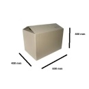 Cutie din carton pentru colete, 600 x 400 x 400 mm, kraft - Img 2