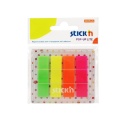 Film index autoadeziv 45 x 12mm, cu dispenser, Stickn