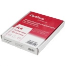Folie protectie documente A4, Optima premium, 100 folii/cutie