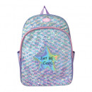 Ghiozdan scolari multicolor 40 cm, ECADA 61725A