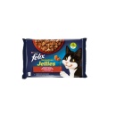 Hrana umeda pentru Pisici Felix FANTASTIC cu Somon 4 x 85 g - Img 3