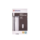Hub Verbatim USB-C Multiport 4-in-1, Aluminiu - Img 2