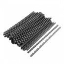 Inele plastic indosariat 8 mm negre, 45 coli, 100 buc/cutie - Img 1