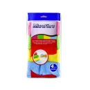 Laveta microfibra multicolore 30X30cm, 4 bucati/set