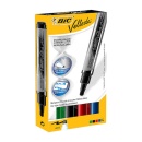 Marker whiteboard Bic Eco Velleda 1704 multicolor, 4 buc/set