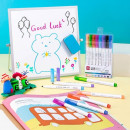 Marker Whiteboard Deli Slim, 12 Buc/Set, Multicolor - Img 2