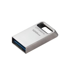 Memorie USB Kingston DataTraveler Micro 128 GB, USB 3.2, Argintiu - Img 2